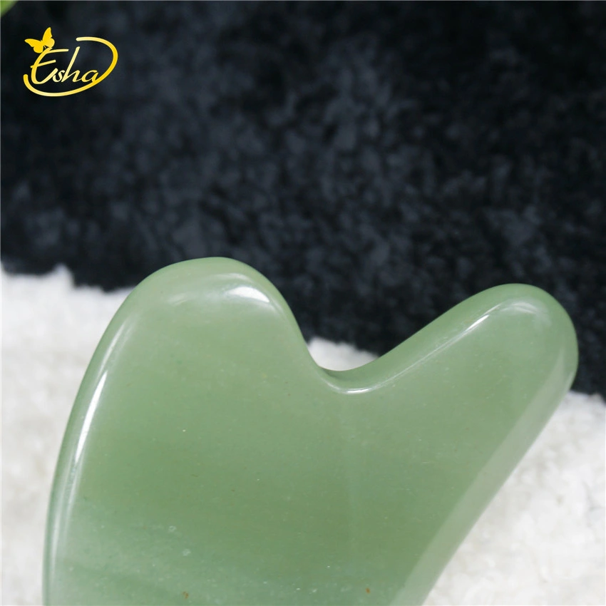 Natural Jade Stone Wholesale Guasha Tool Facial Massager Skincare Jade Guasha Tools