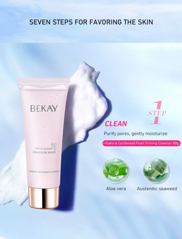 9 PCS Idado De La Piel Cherry Blossom Facial Cleanser Eye Cream Skin Care Beauty Set Gift Kit Moisturize Anti Aging Skincare Set