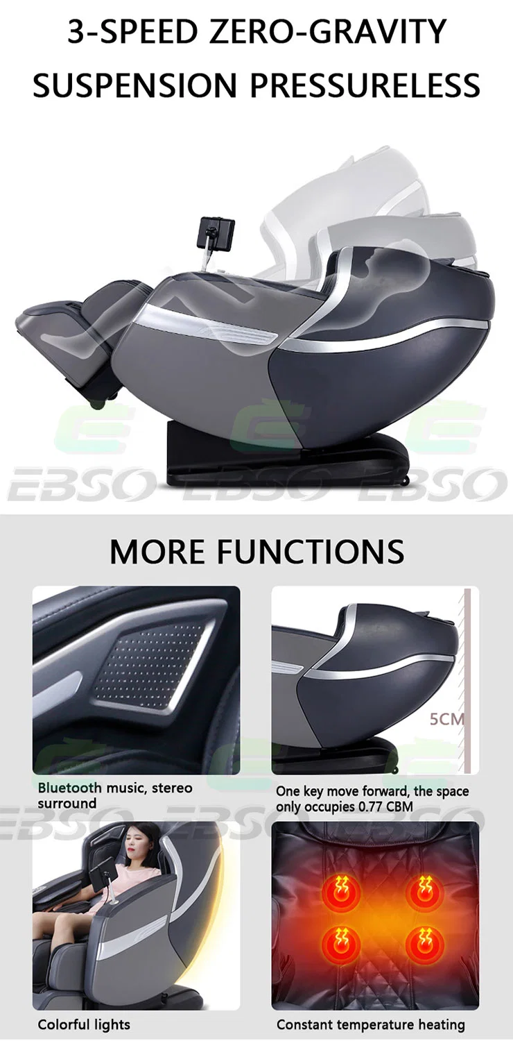 2021 Voice Ai 4D Optional Electric Zero Gravity Shiatsu Kneading Full Body Foot Gua Sha Massage Chair