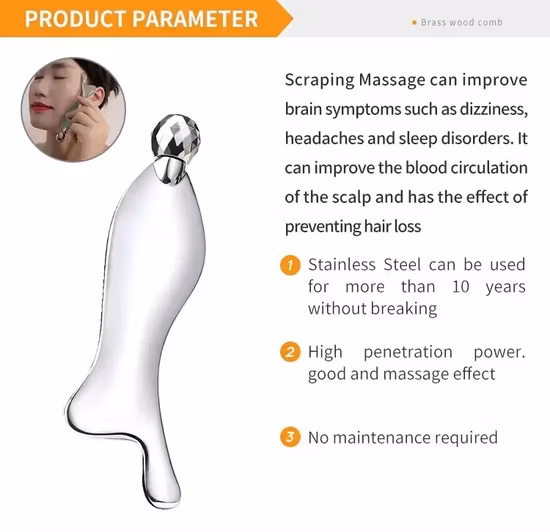EMS Face Guasha Massager Skin Care Massage Tool