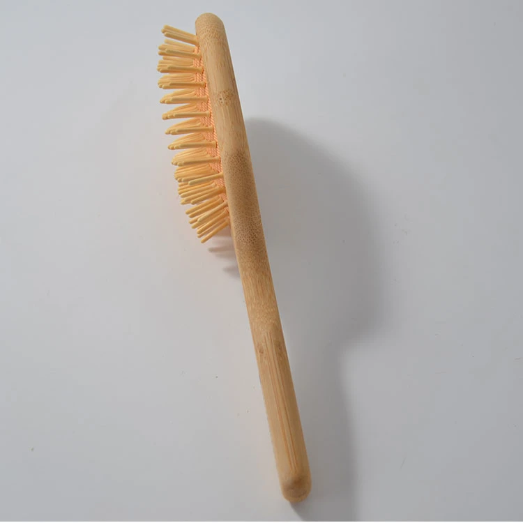 Custom Logo Honey Wide Tooth Unbraider Butterfly Wood Wooden Scalp Massage Natural Detangling Hair Brush Comb