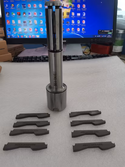 Dual Head Massager 18PCS Germanium Stone Massager with Pink Jade Gua Sha